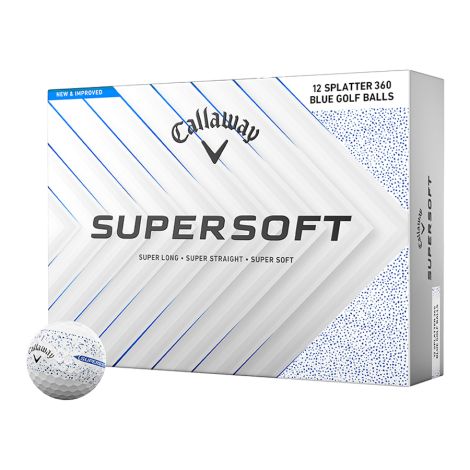Bolas Callaway Supersoft Splatter Blue c/12