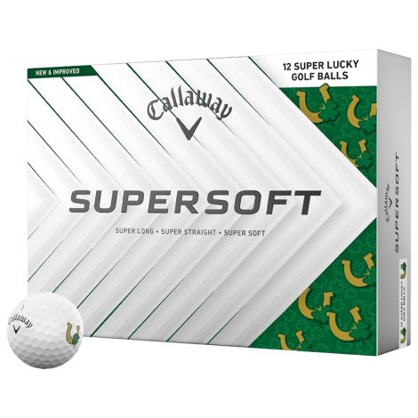 Bolas Callaway Supersoft Branca Lucky c/12