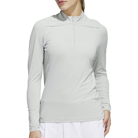 Polo Fem Adidas Quarter Zip Mock