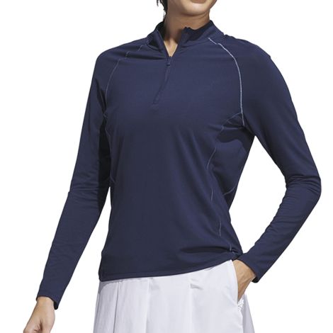 Polo Fem Adidas Quarter Zip Mock
