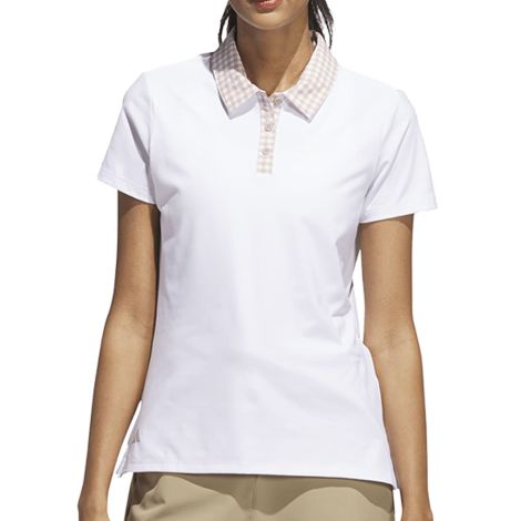 Polo Fem Adidas Gola Xadrez