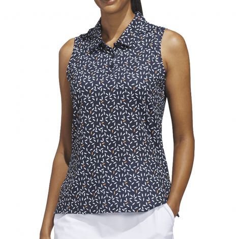 Polo Fem Adidas Estampada sem mangas