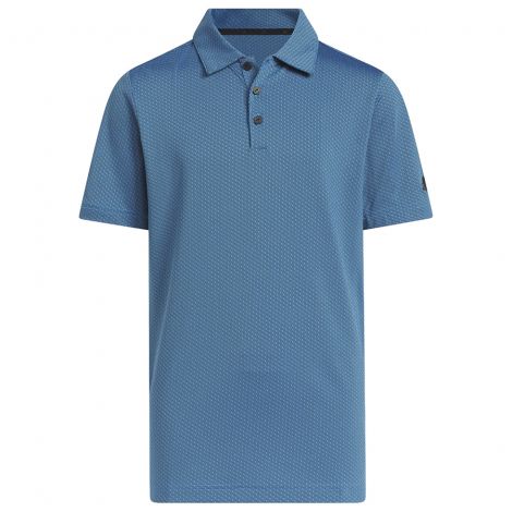 Polo Masc Infantil Adidas Textured