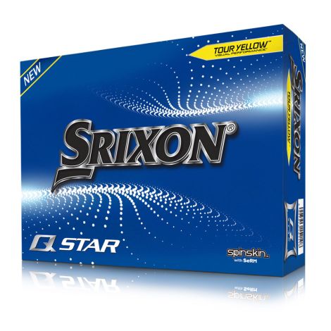 Bolas Srixon Q-Star Yellow c/12