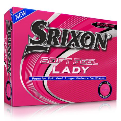 Bolas Srixon Soft Feel Lady Pink c/12