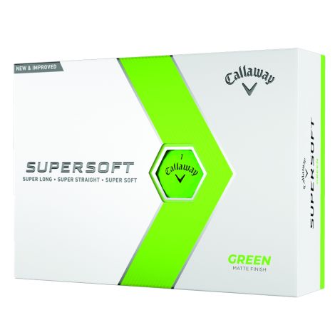 Bolas Callaway Supersoft Verde c/12