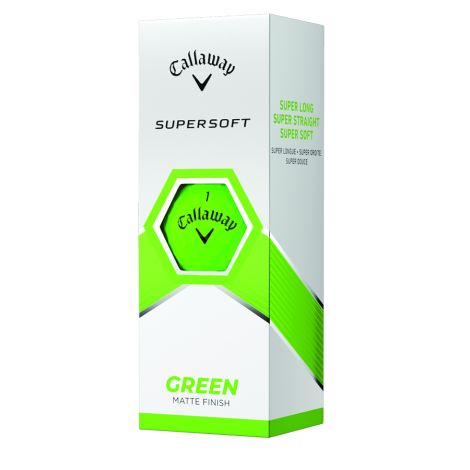 Bolas Callaway Supersoft Verde c/3