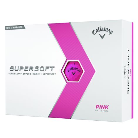 Bolas Callaway Supersoft Pink c/12