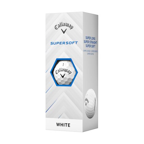 Bolas Callaway Supersoft Branca c/3