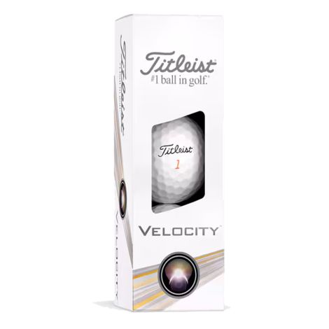 Bolas Titleist Velocity Branca c/3