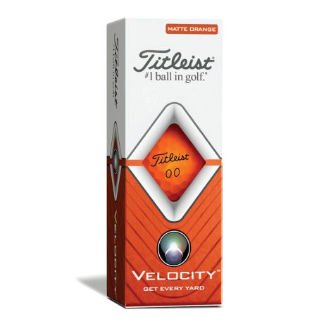 Bolas Titleist Velocity Laranja c/3