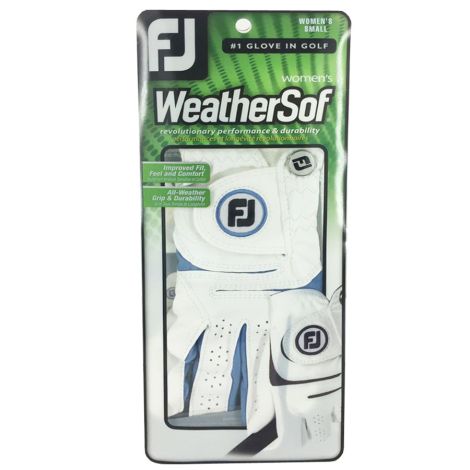 Luva Footjoy WeatherSof Fashion Azul Ladies